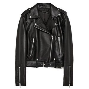 Zara REAL LEATHER Jacket